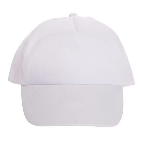Hvit baseball caps med trykk